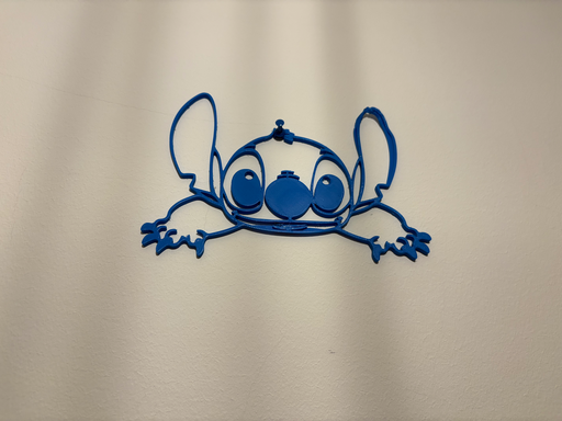 Muur decoratie stitch
